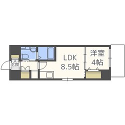 ＬａＣＡＳＡ新北野の物件間取画像